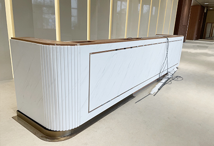 雅士白前臺(tái)柜