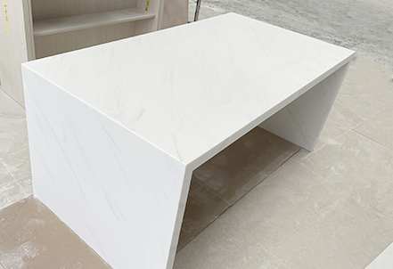 雅士白淡紋展示柜